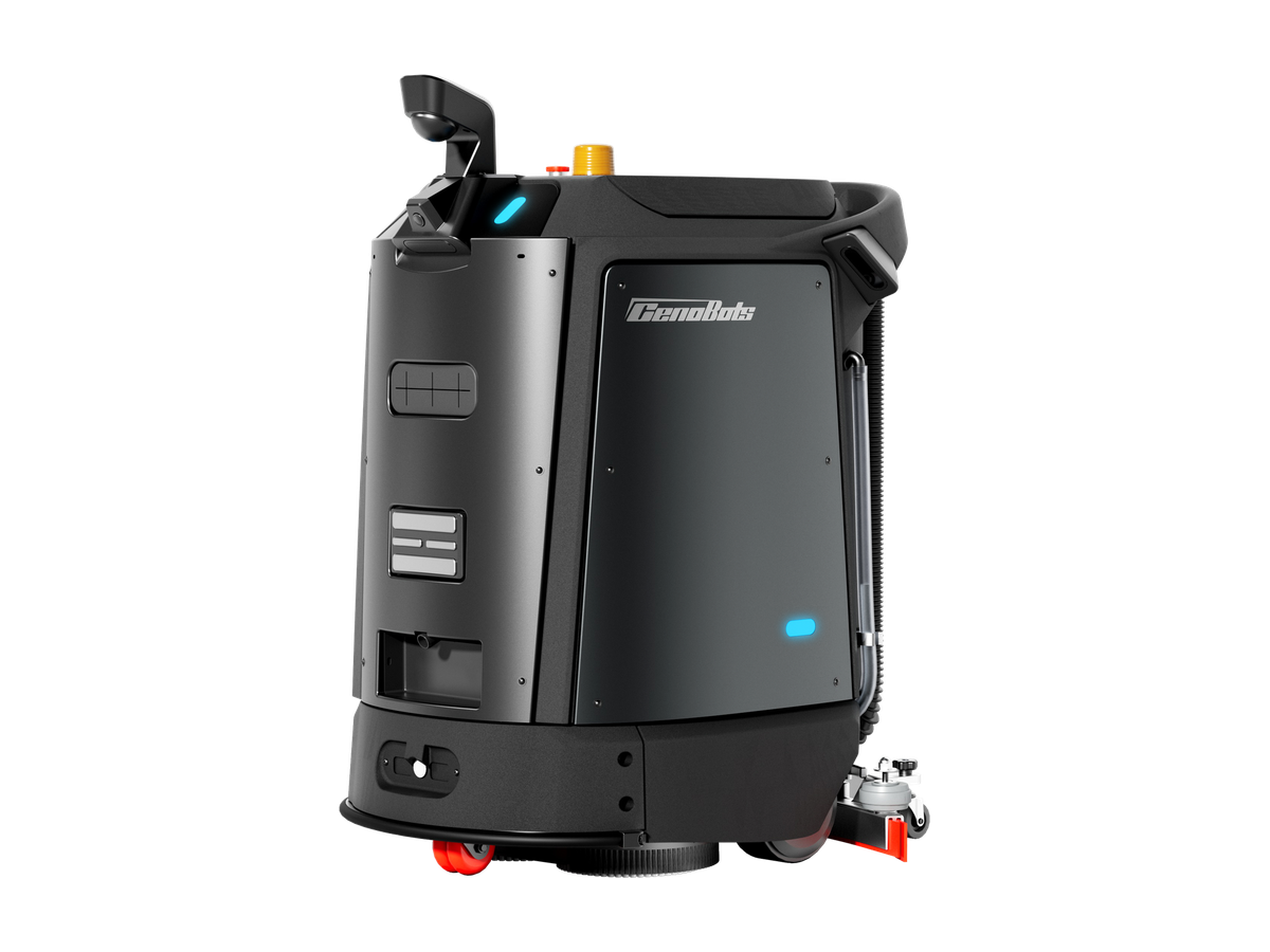 CenoBot L3 renholdsrobot sett forfra og fra siden